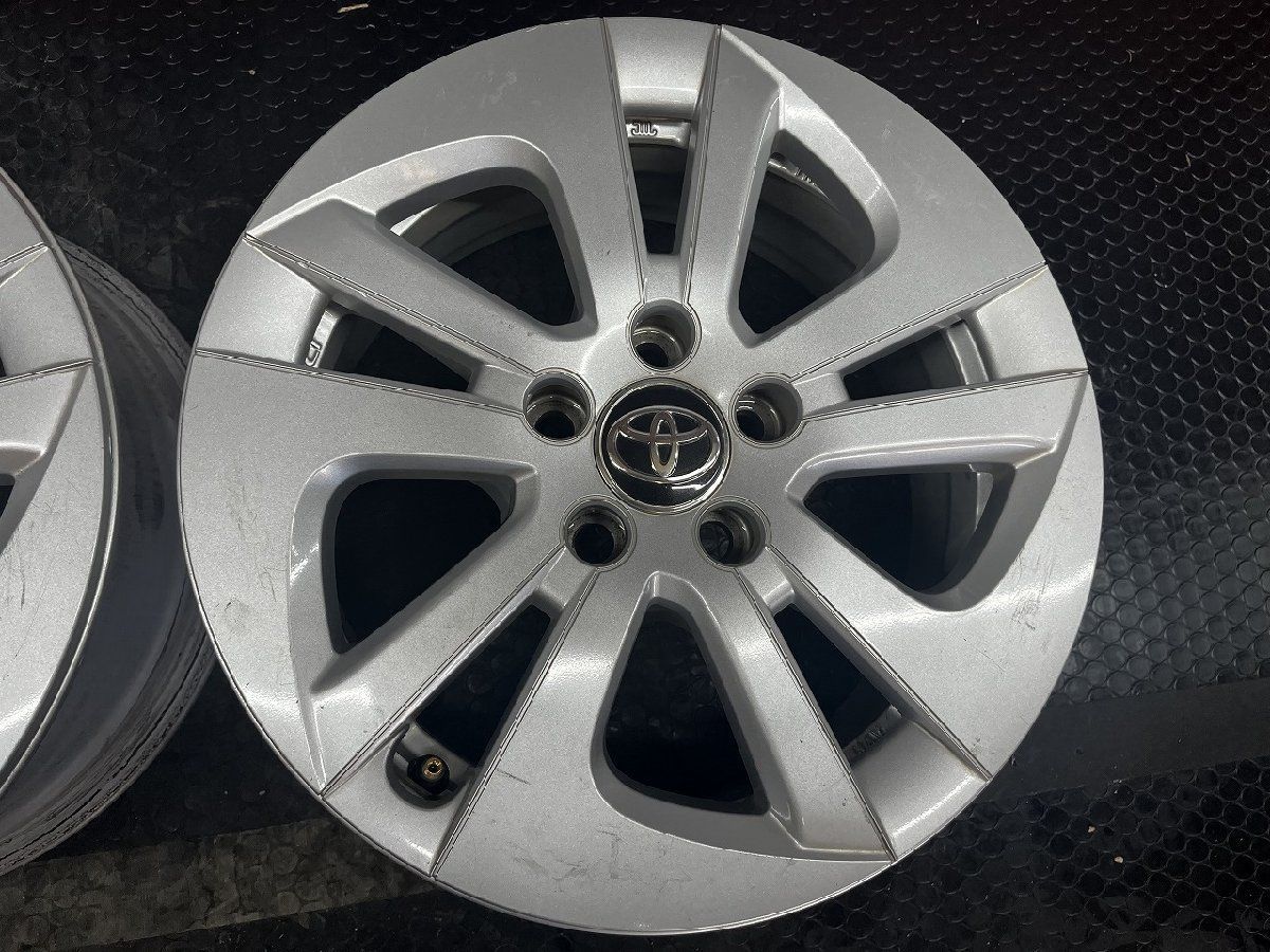 トヨタ 50プリウス 純正ホイール 15インチ 4本 6.5J5HPCD100+40 (SHF005)