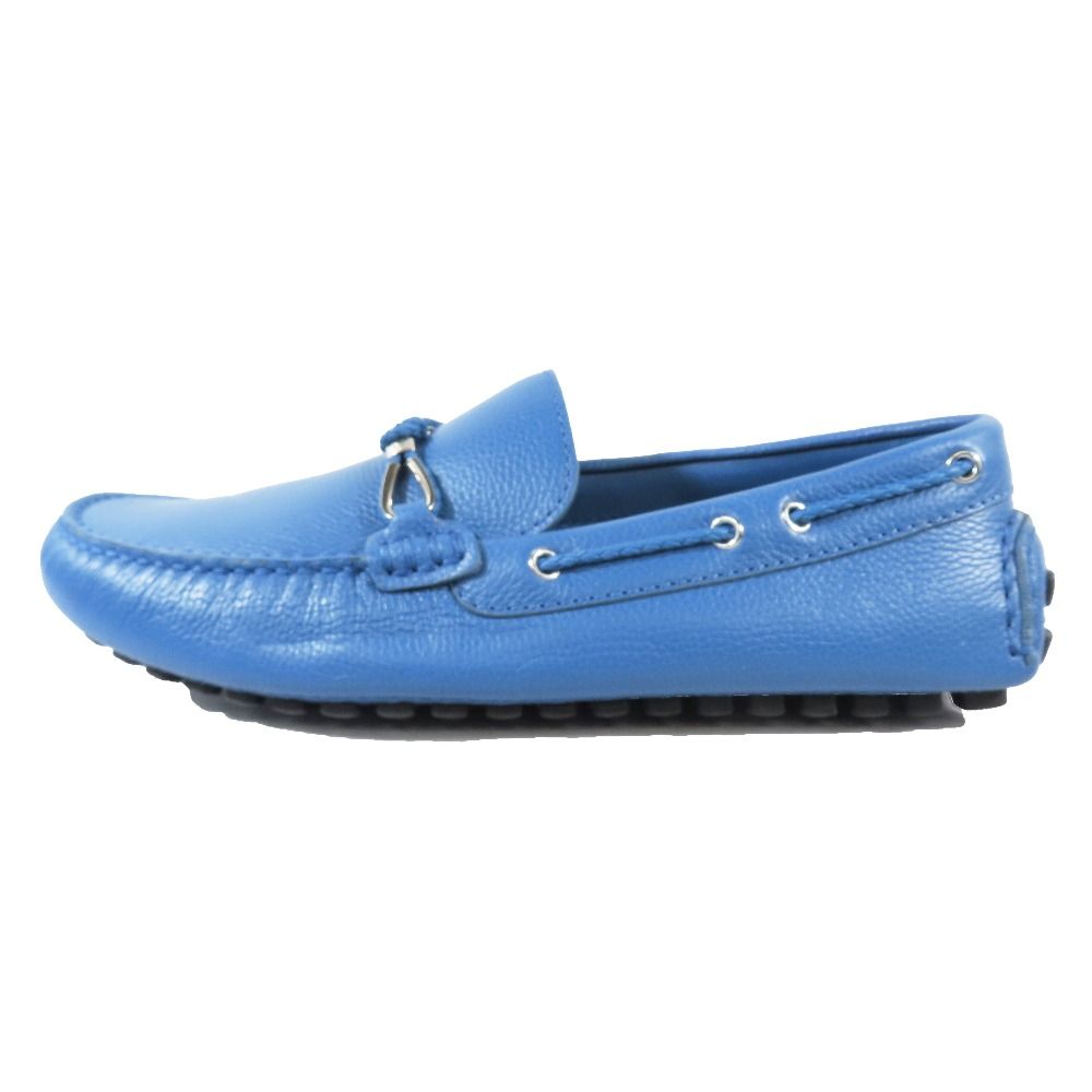 新品同様 LOUIS VUITTON ルイヴィトン レザー ローファー モカシン