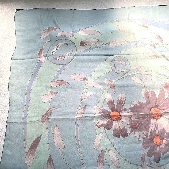 HERMES エルメス カレ140 AU GRE DU VENT 風にまかせて スカーフ 