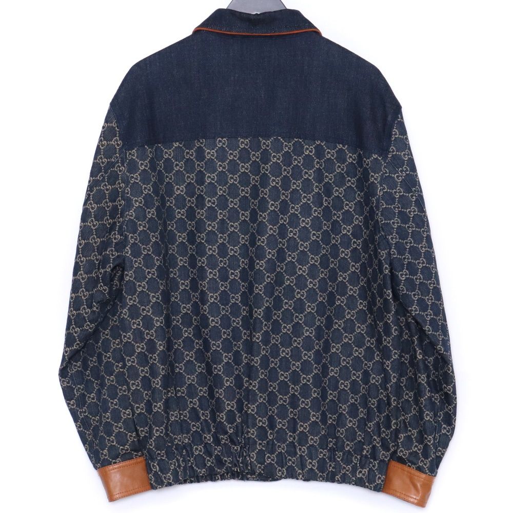 GUCCI エコウォッシュドオーガニックデニムボンバージャケット サイズ