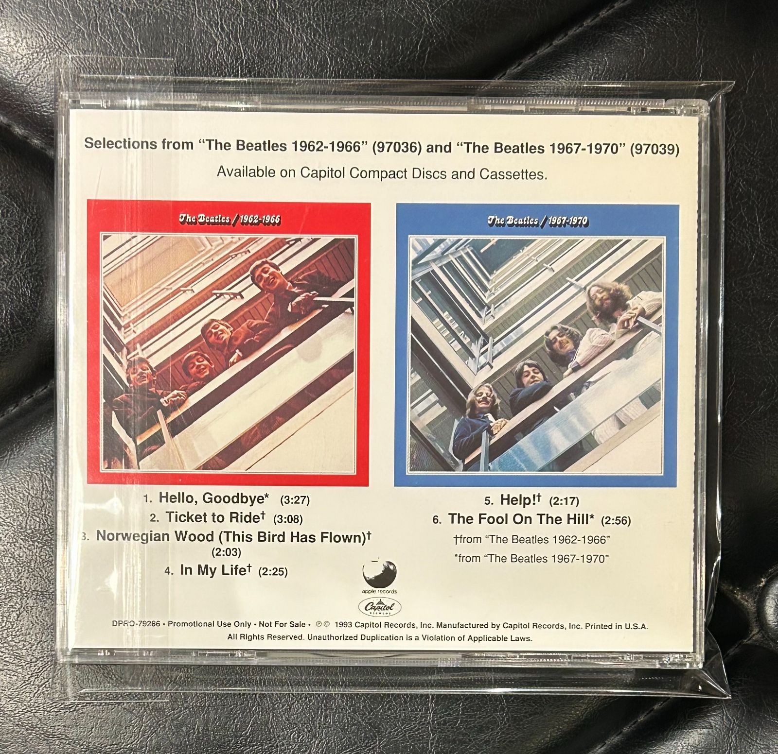 非売品プロモサンプラーCD】The Beatles 「Selections From 