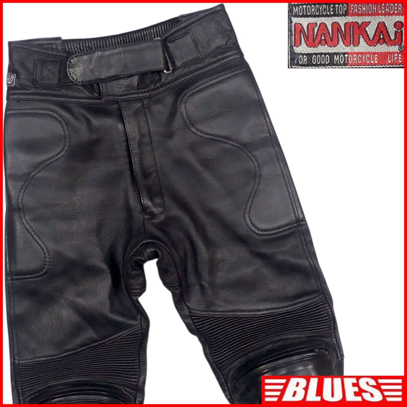 世界有名な NANKAI 南海部品 レザーパンツ L ライディングパンツ ナンカイ バイクウェア・装備