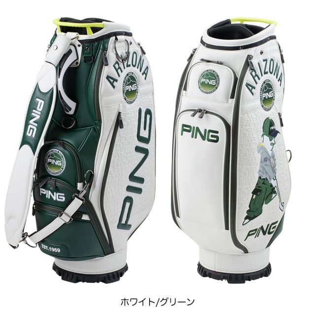 新品未使用2025年限定ピンMr.PINGカジュアル CB-N2502ブラック ピン PING Mr.PING ストリートカジュアル キャディバッグ CB