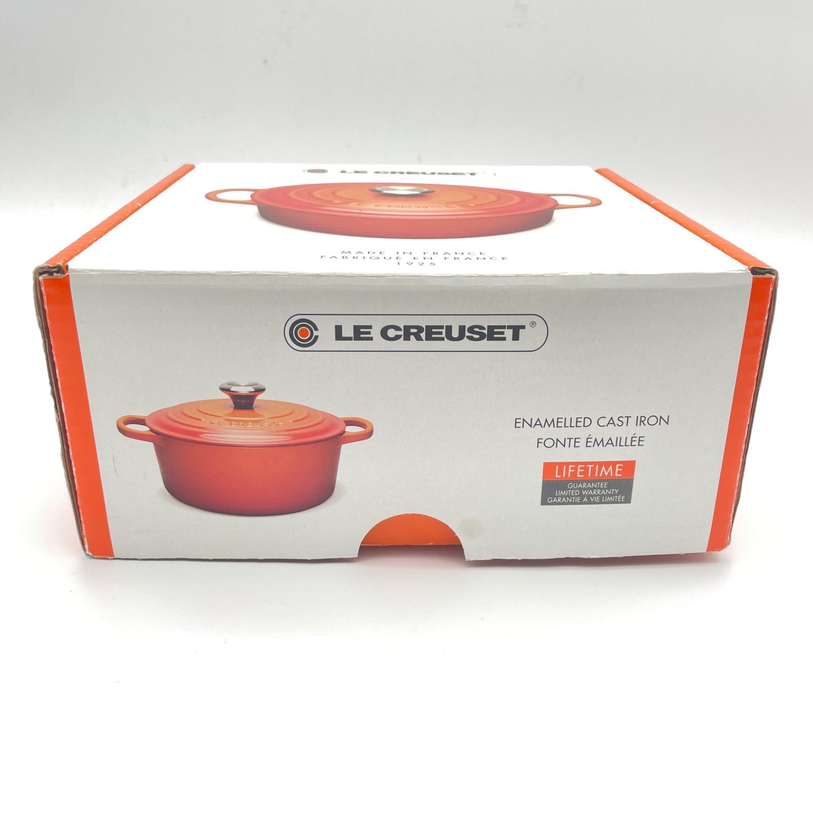 未使用品】LE CREUSET ル・クルーゼ ココットロンド 18cm 1.8L 未使用品】LE CREUSET ル・クルーゼ ココットロンド 18cm 1.8L