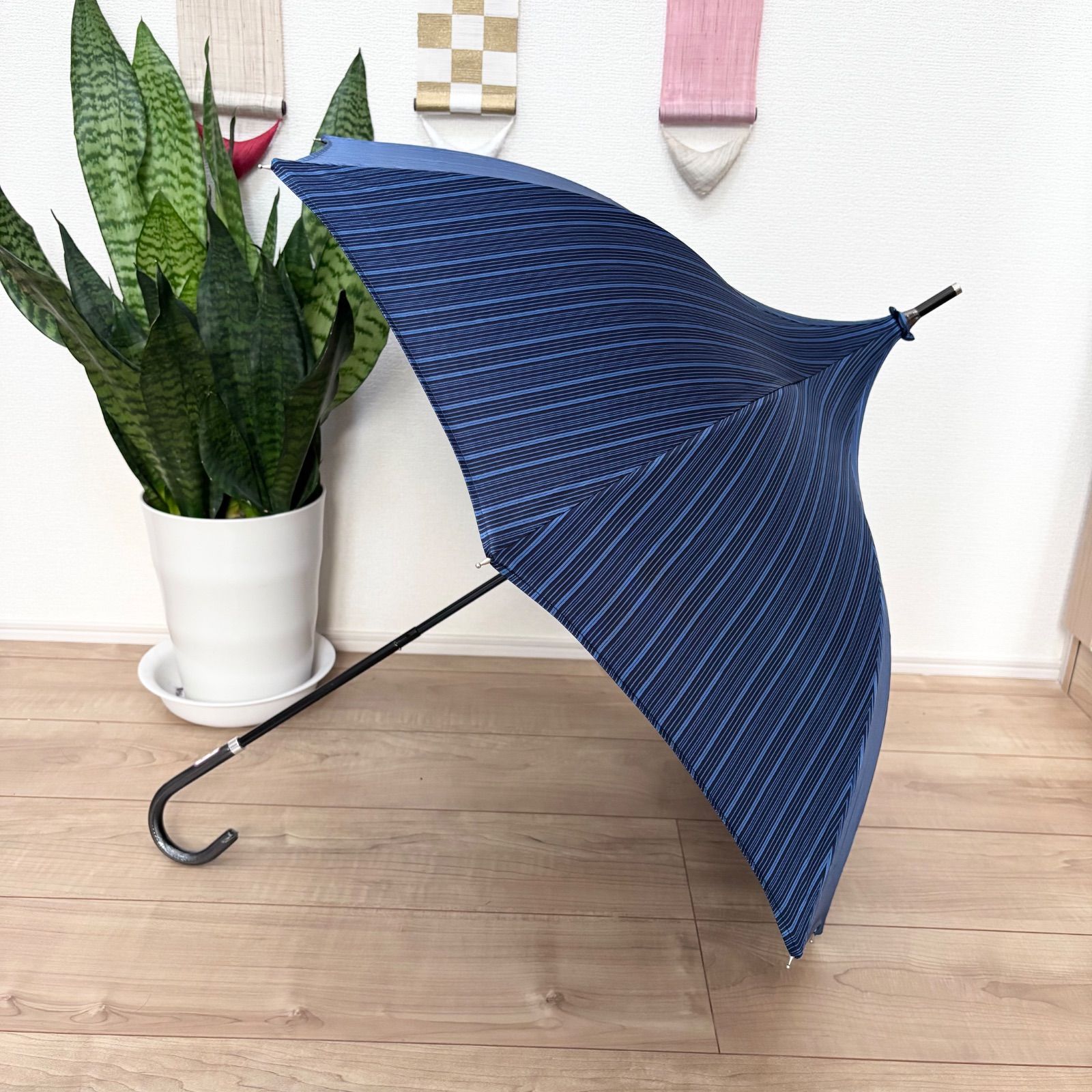 ハンドメイド　雨ゴートから作った晴雨兼用パゴダ日傘　春待月 ハンドメイド 雨ゴートから作った晴雨兼用パゴダ日傘 春待月 【公式通販】