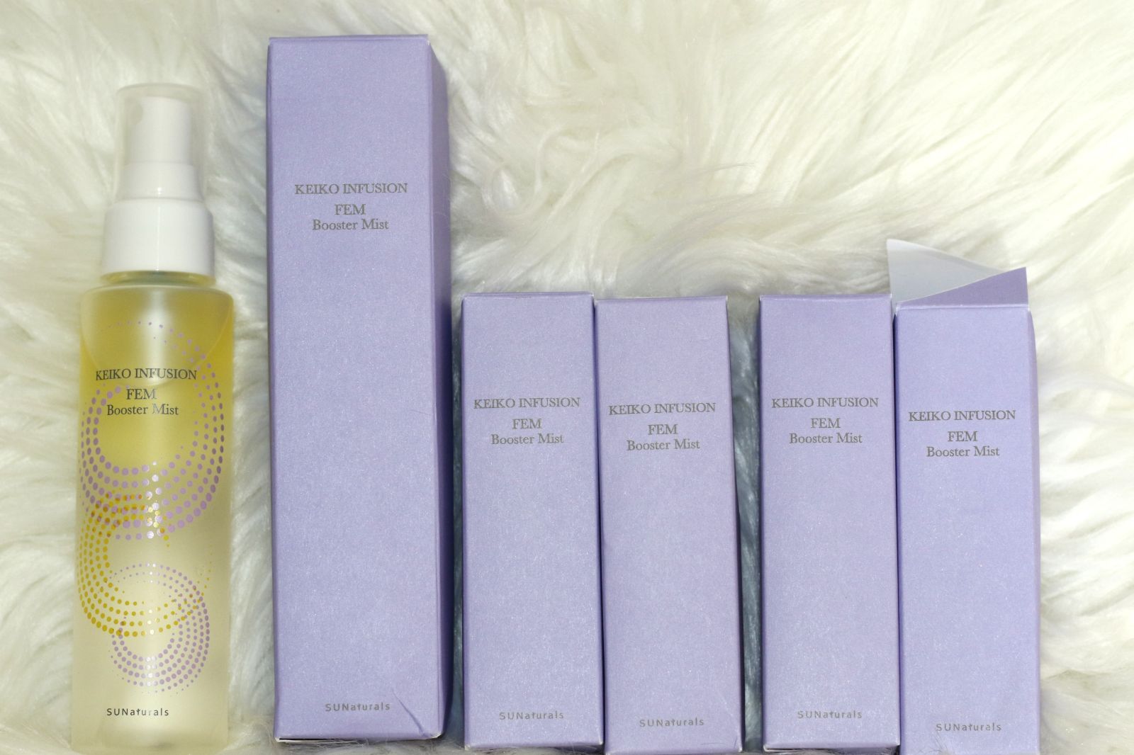 KEIKOインフュージョンフェムブースターミスト 内容量100ml中約9割程残っています×2箱＋30ml中約9割程残っています×4箱 セット