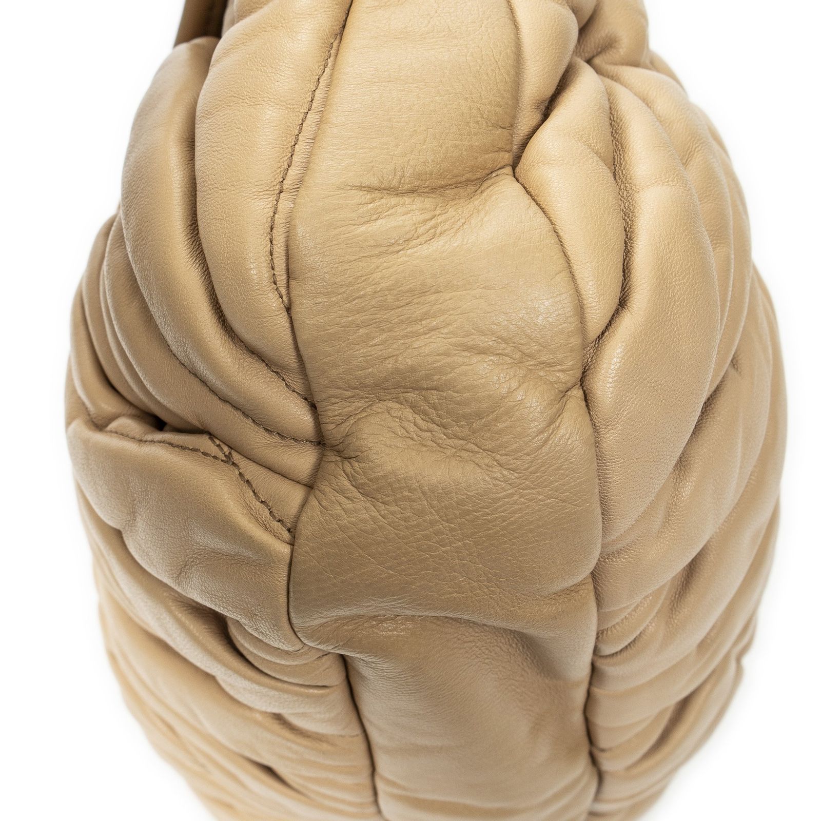 ミュウミュウ2WAY ホーボーバッグタンマトラッセレザーA