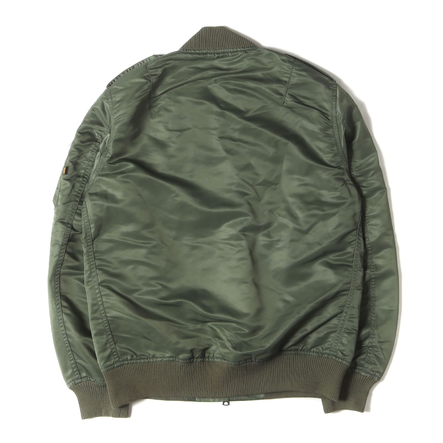 ALPHA アルファ ジャケット グリーン サイズ L L-2B フライトジャケット アウター ブルゾン ジャンパー 上着 ミリタリー メンズ