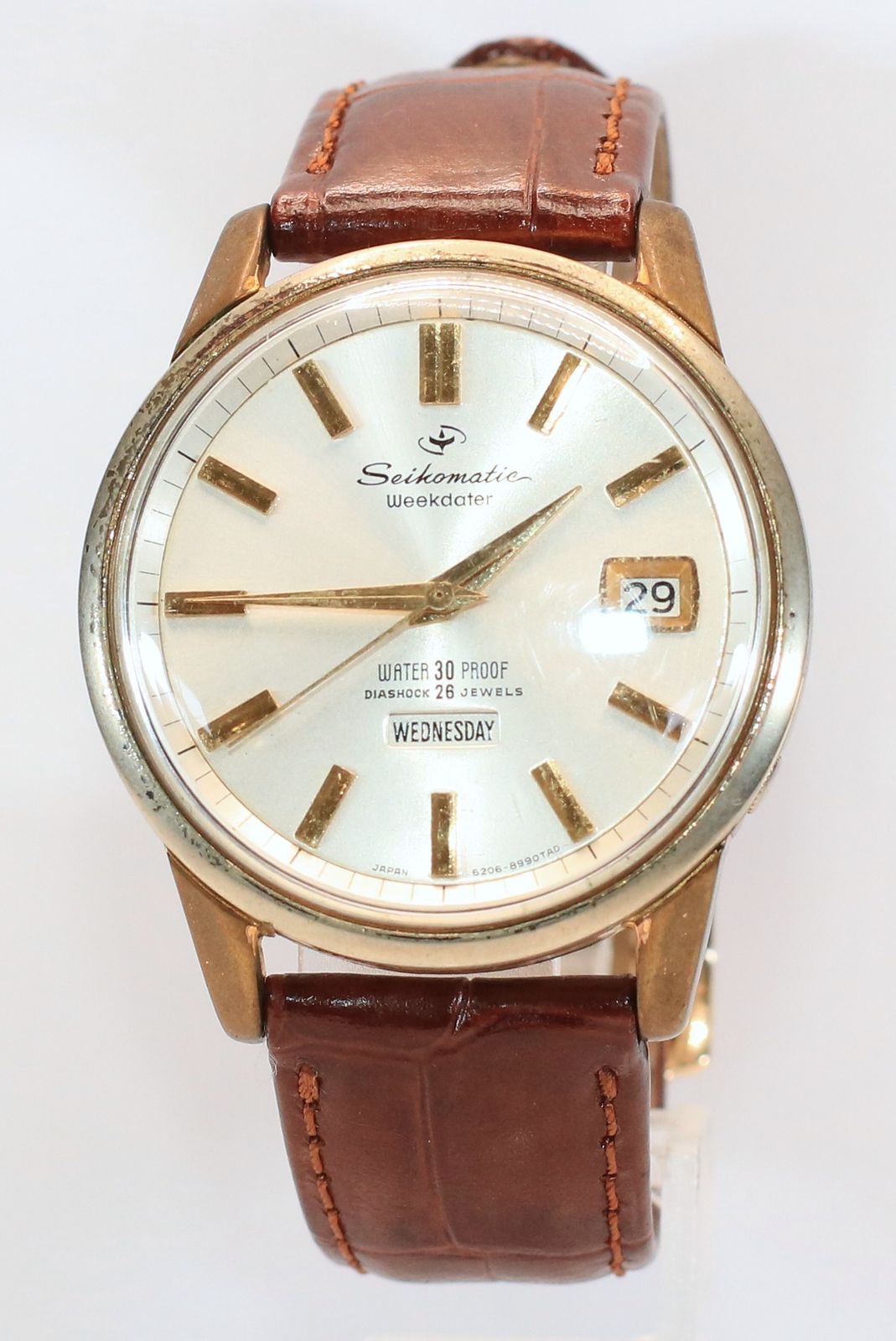 SEIKO Seikomatic Weekdater 6206-8990 自動巻き メンズ 1960年代 1705