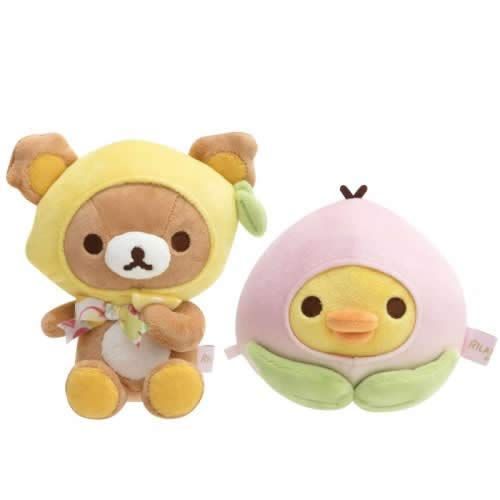 リラックマストア フルーツでまくまくリラックス♪ テーマ なかよしぬいぐるみ リラックマ＆キイロイトリ