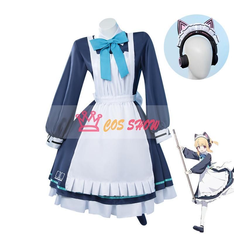 ブルーアーカイブ 才羽モモイ コスプレ衣装 メイド服 ウィッグ追加 cosplay 仮装 制服 イベント クリスマス ハロウィン ステージ 文化