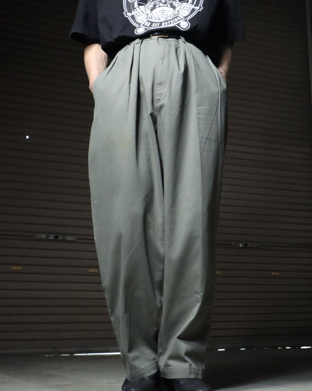パンツ LAUREN RALPH LAUREN 2tuck Wide Slacks LAUREN by Ralph Lauren 2tuck Poly×Rayon Slacks ラルフ