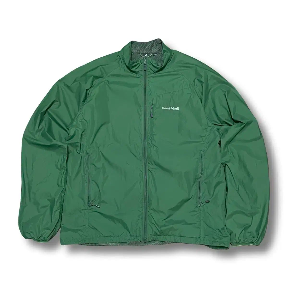 2XL mont-bell モンベル ビンテージ ウィンドブレーカー オリーブ グリーン
