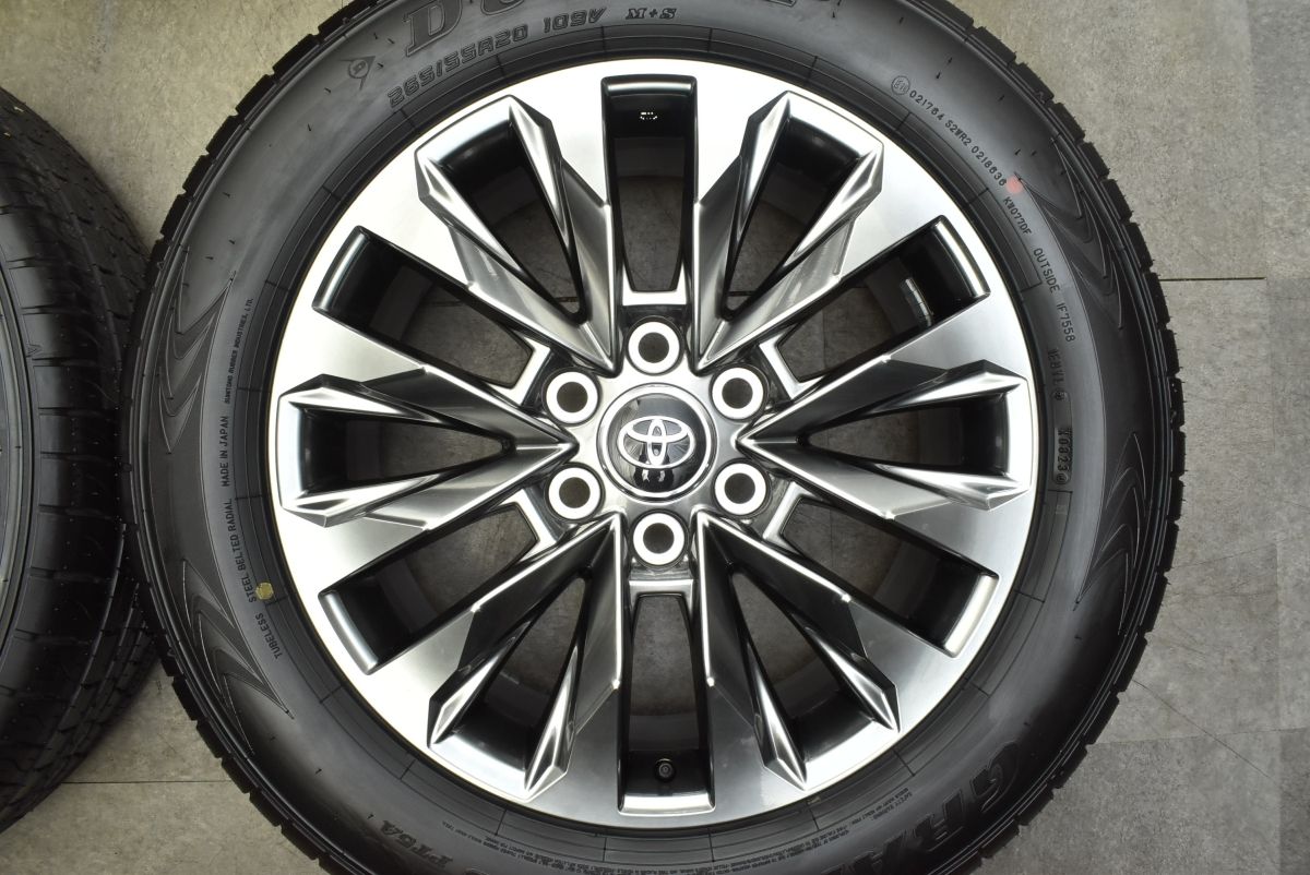 ランクル300 新車外し ダンロップ グラントレックPT5A 265/55R20 4本