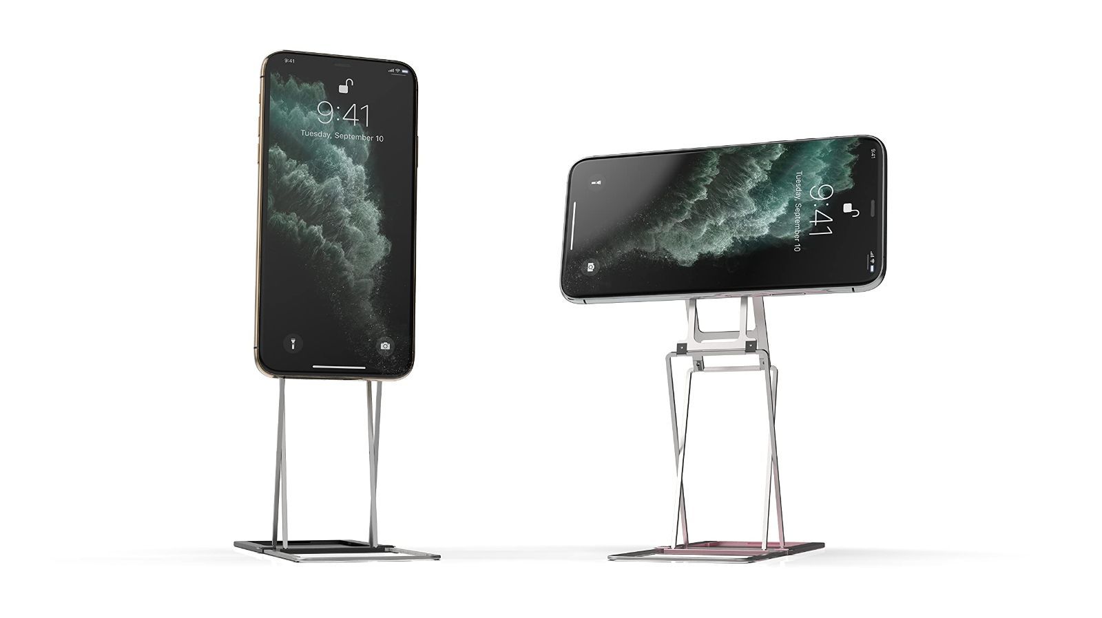 人間工学に基づくスマートフォン|タブレット用スタンド Majextand