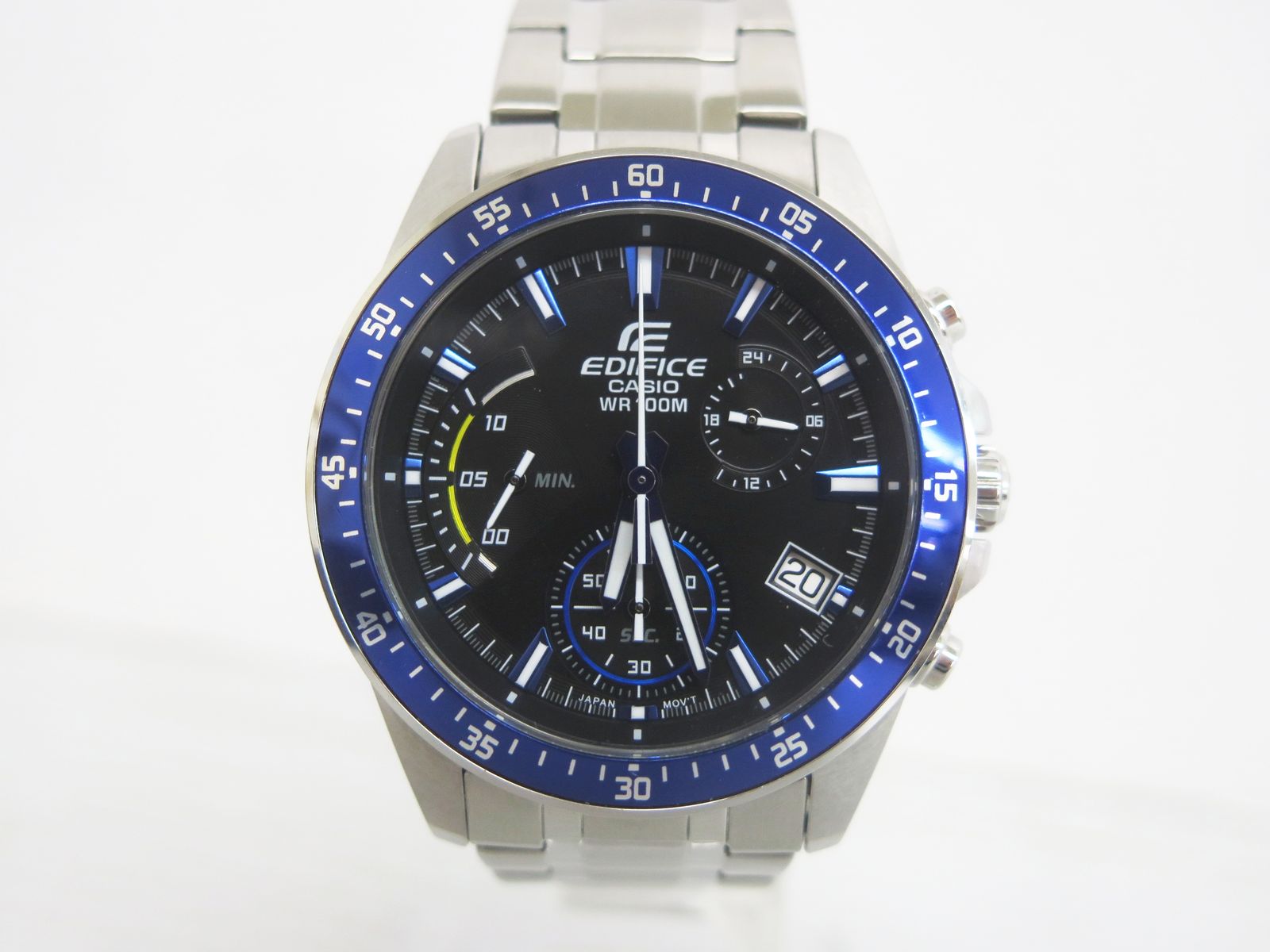 CASIO カシオ EFV-540D-1A2 EDIFICE クロノグラフ クオーツ腕時計 