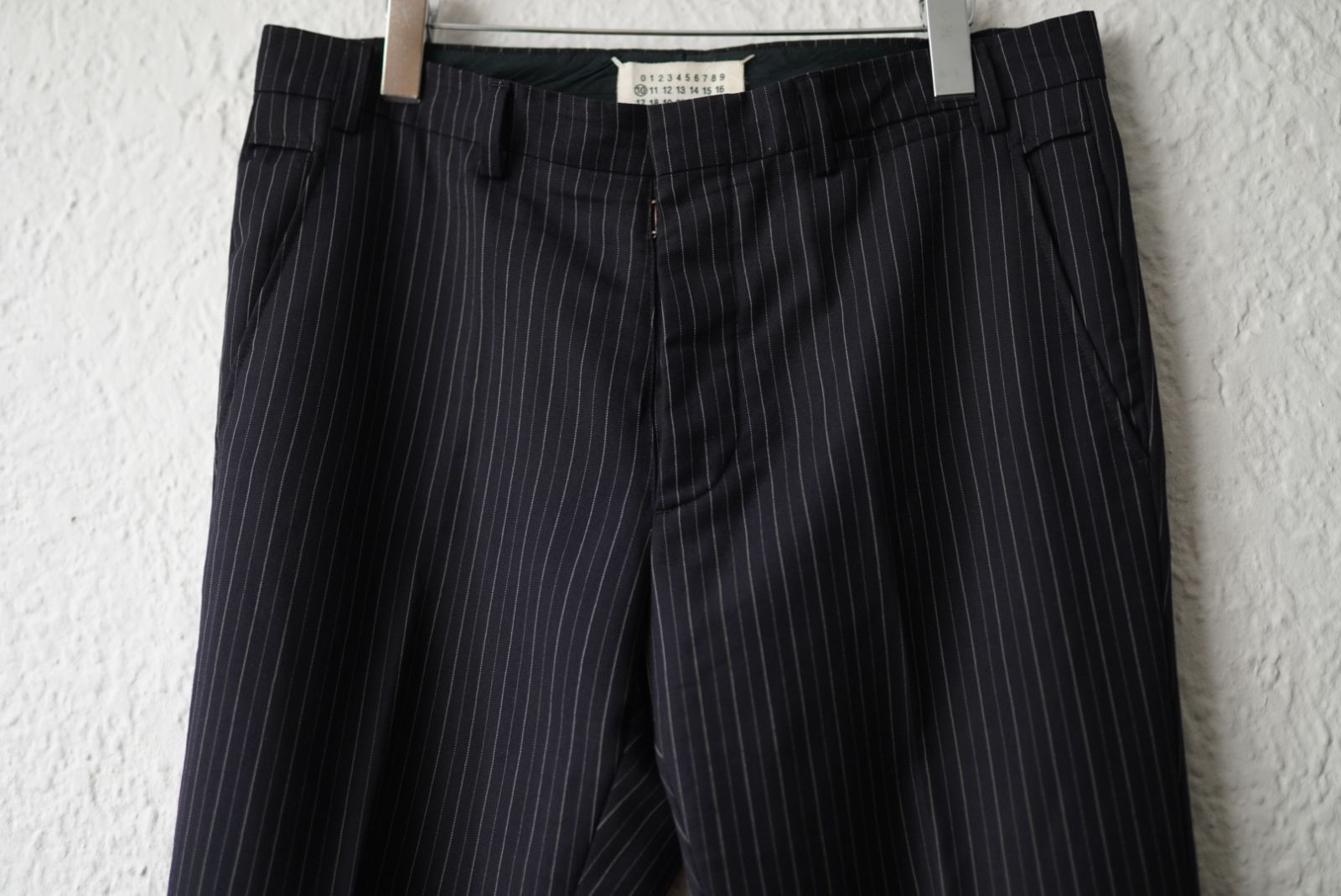 09AW ストライプスリムスラックスパンツ / Maison Martin