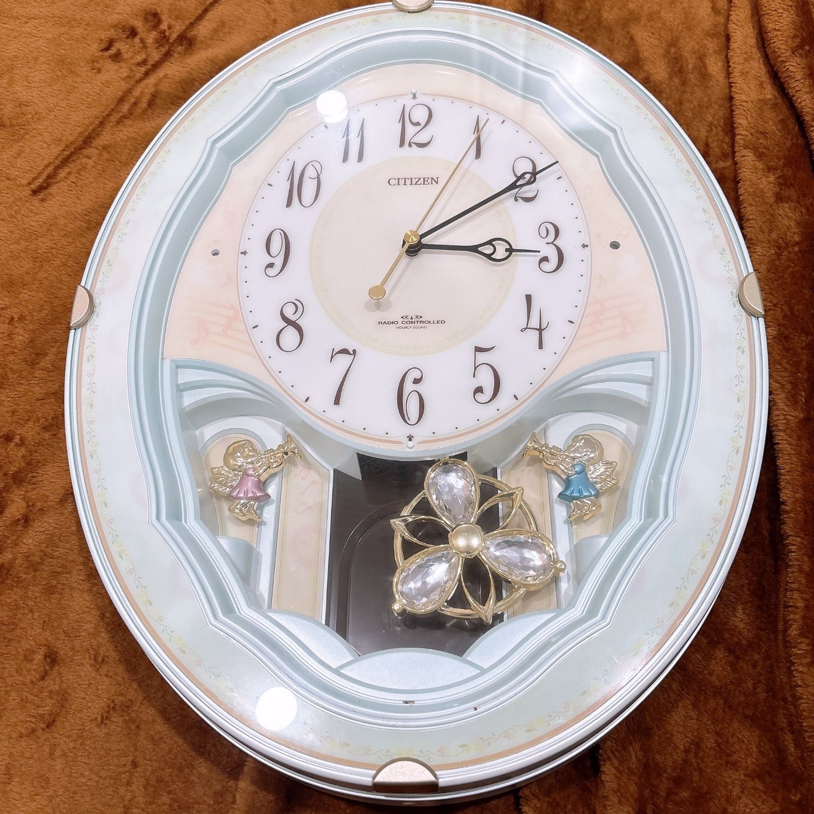 CITIZEN メロディ付き電波掛け時計 シチズン インテリア