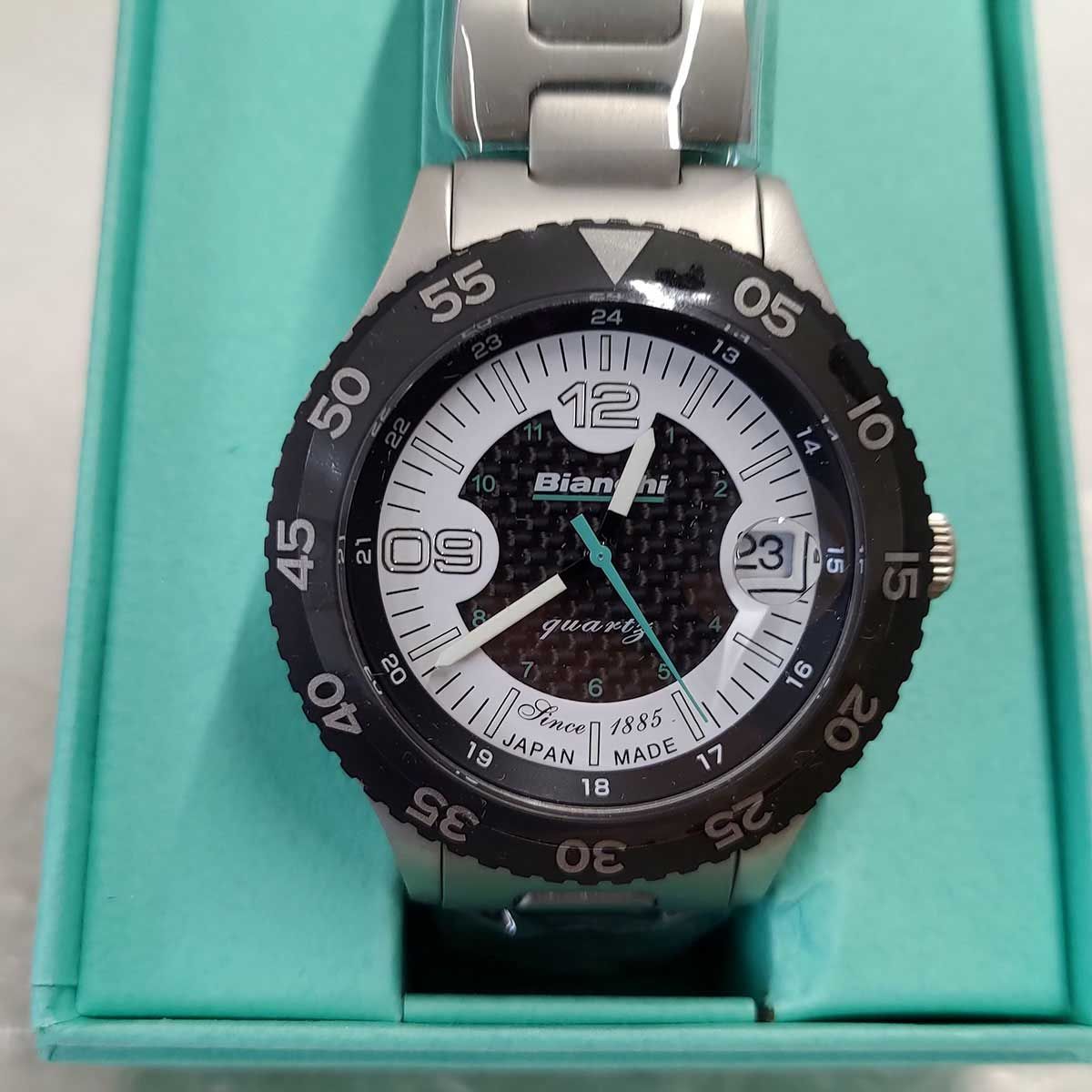 未使用】ビアンキ BIANCHI SCUBA TX シルバー ホワイト 時計 
