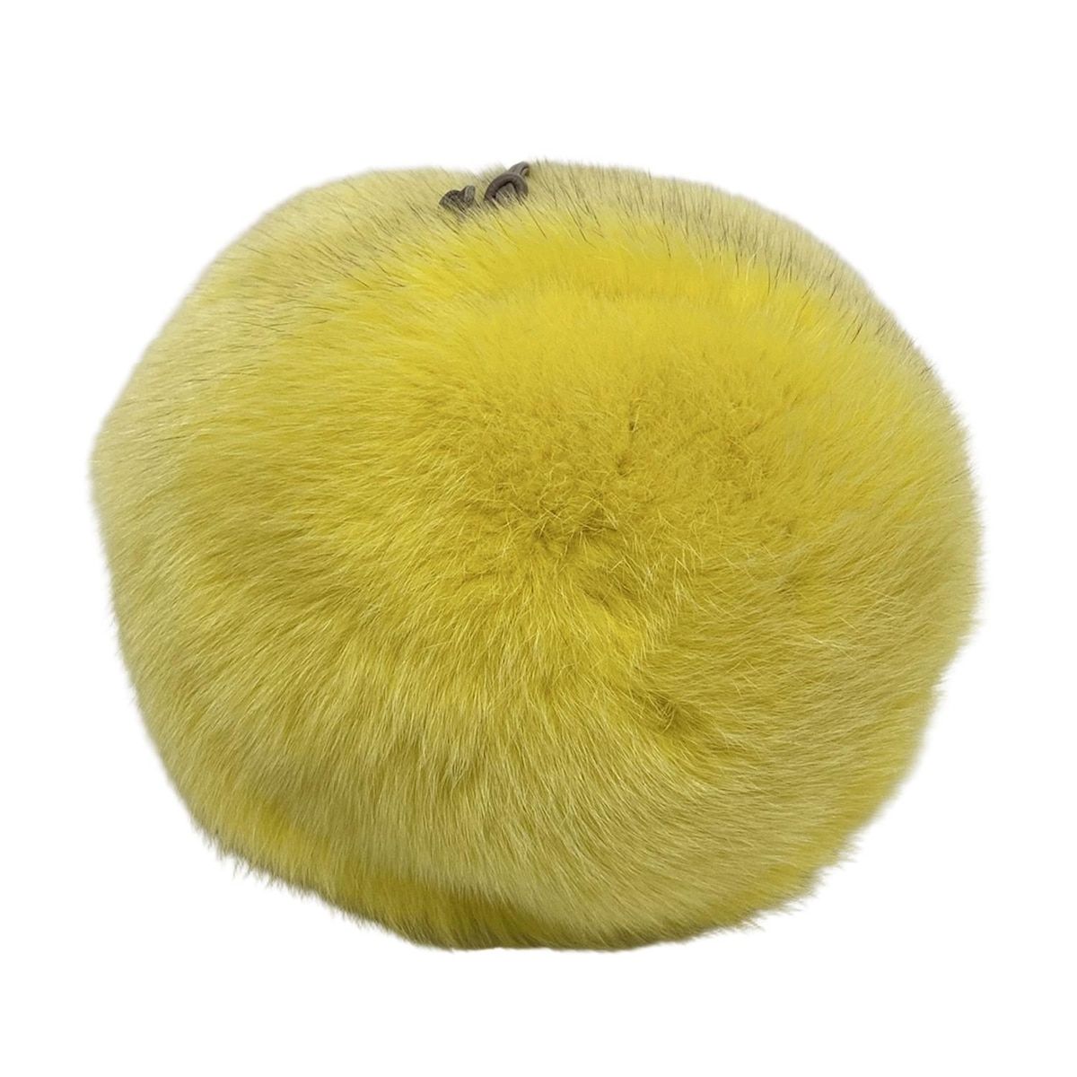 ラドロー LUDLOW ファーバッグ イエロー LUDLOW（バッグ