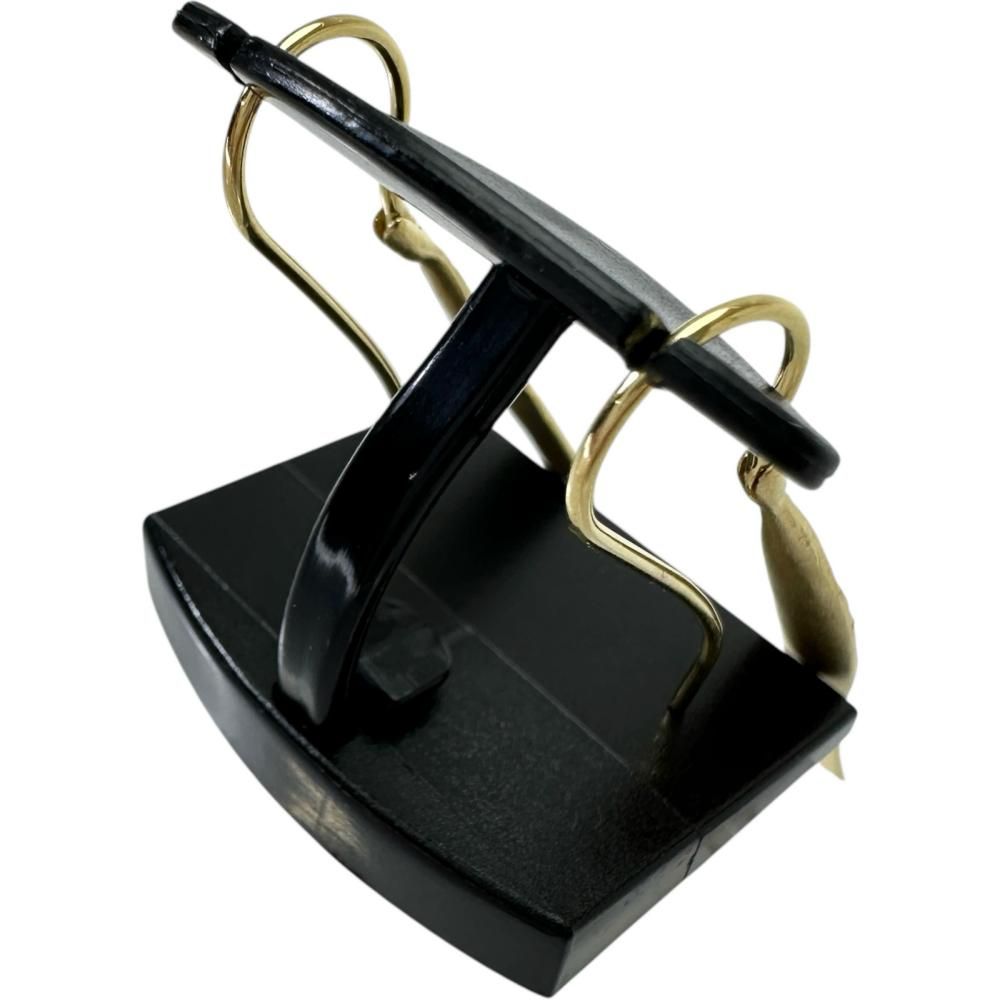 リーフモチーフ アメリカンフック ピアス K18ゴールド 18金 4.9g  