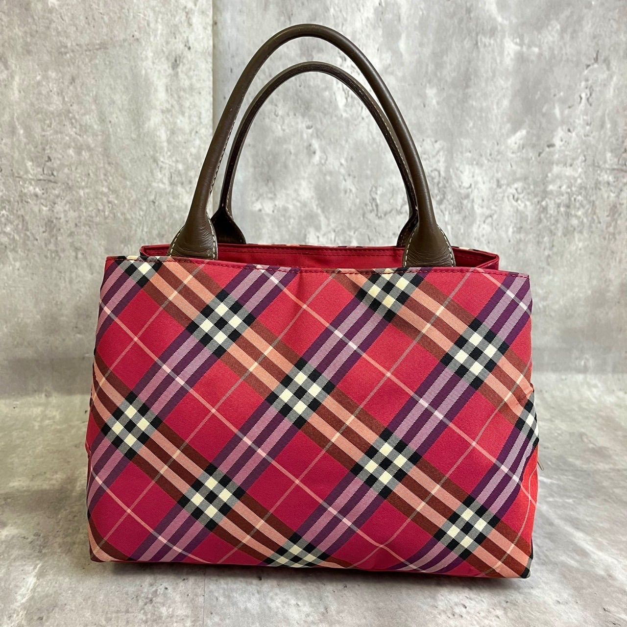 ✨良品✨ BURBERRY バーバリー トートバッグ ハンドバッグ ノバ