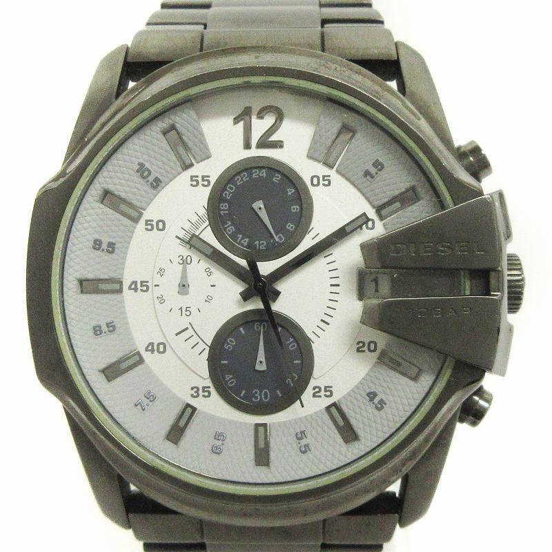 ディーゼル DIESEL 腕時計 アナログ クォーツ クロノグラフ DZ-4225 ガンメタ系 ウォッチ - メルカリ