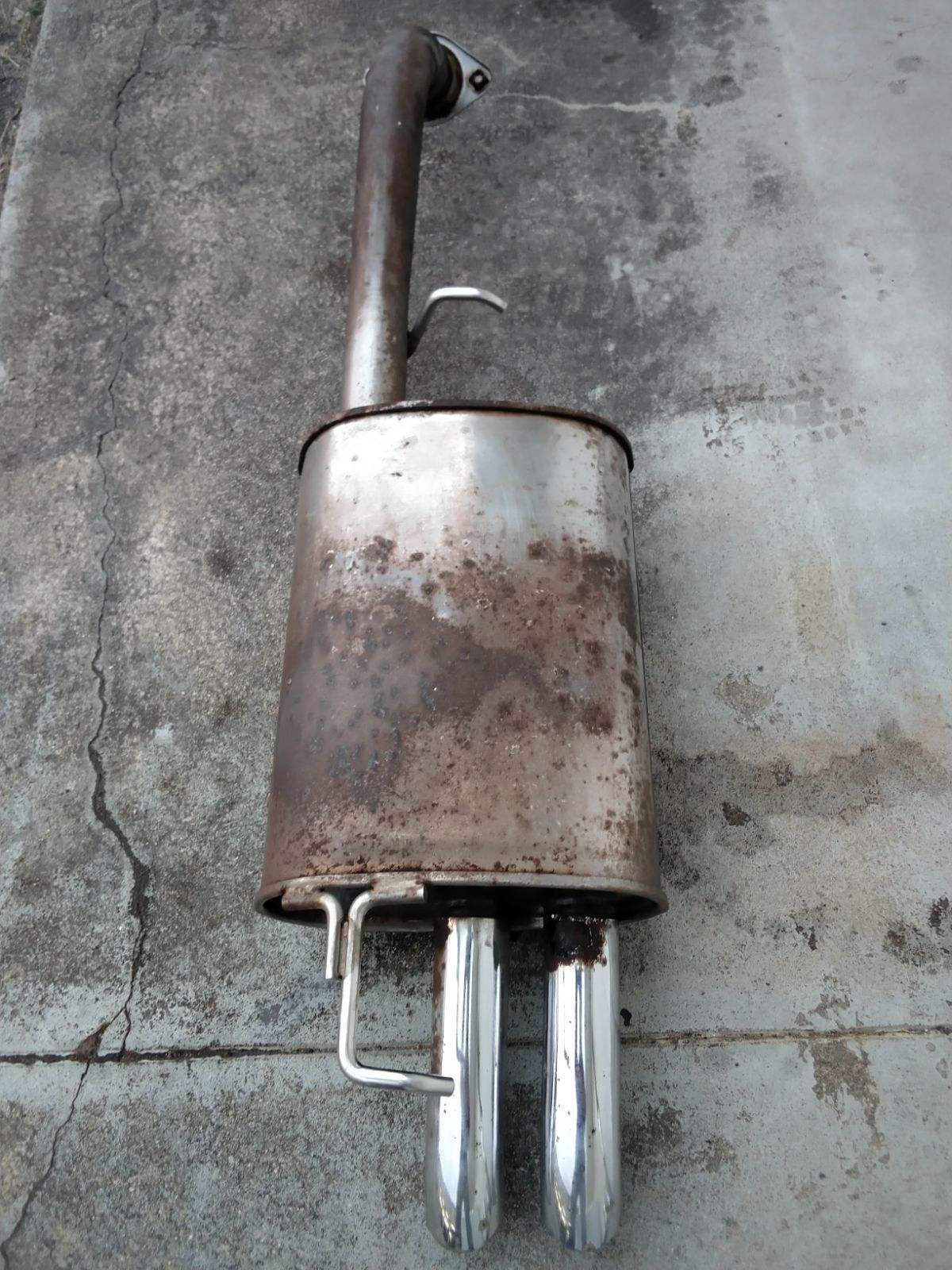 NZE141 カローラフィールダー ハイレスポンスマフラー リアピース TRD NZE141 カローラフィールダー ハイレスポンスマフラー リアピース TRD