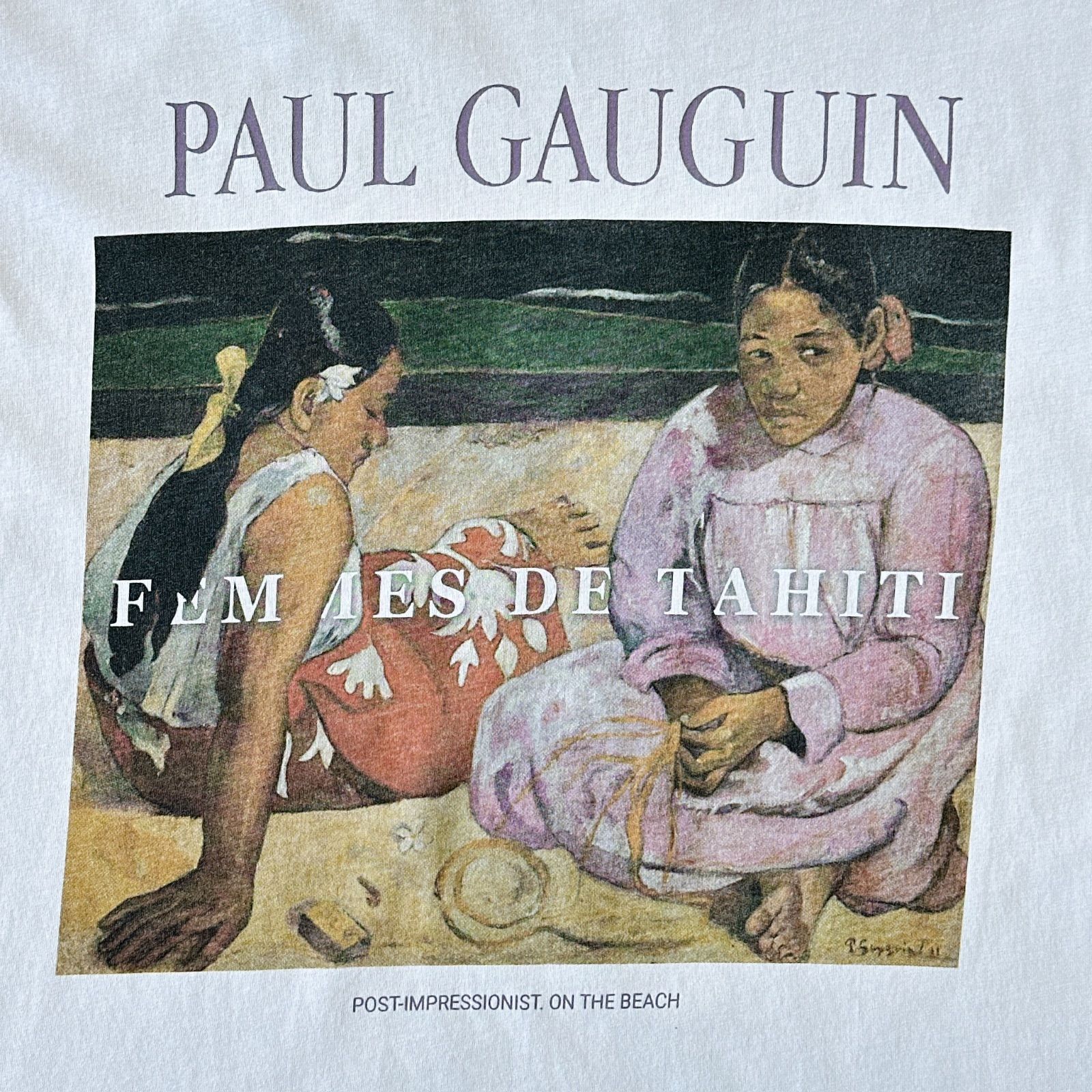 美品90s ポールゴーギャンTシャツM ビンテージPaul Gauguin 絵画
