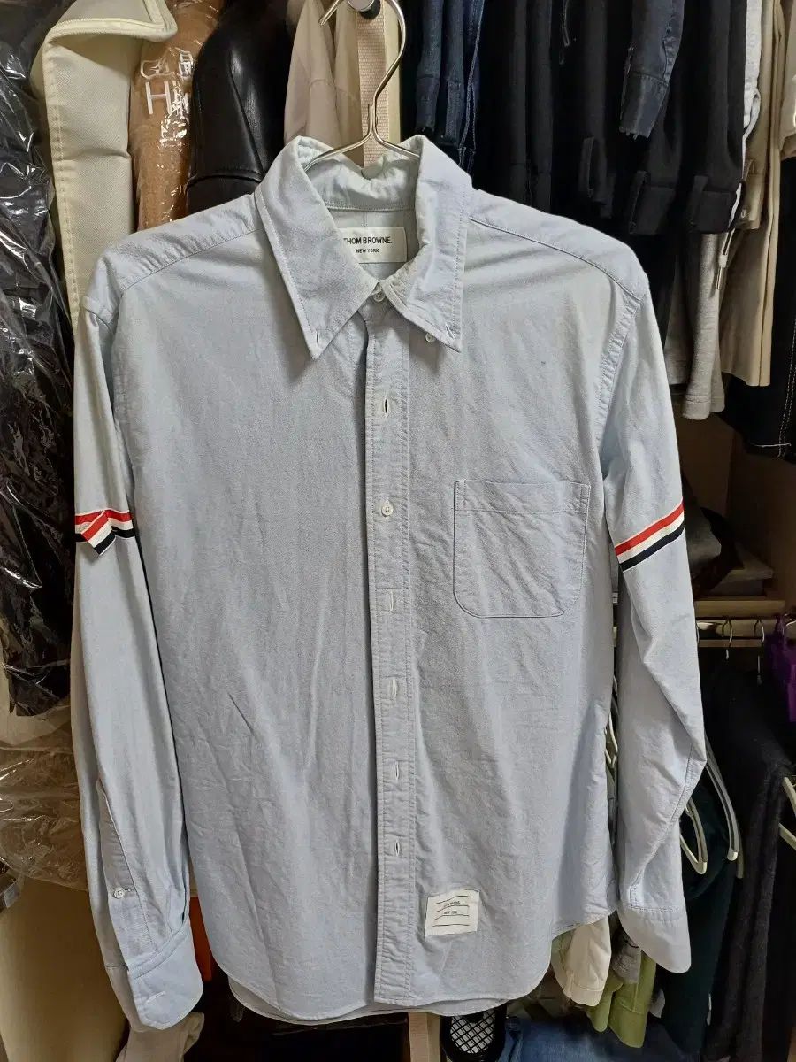 トムブラウン オックスフォード オーバーサイズ ブランドオフ THOM BROWNE コットン その他トップス 中古 レデ オックスフォード オーバーサイズ シャツ コットン ホワイト