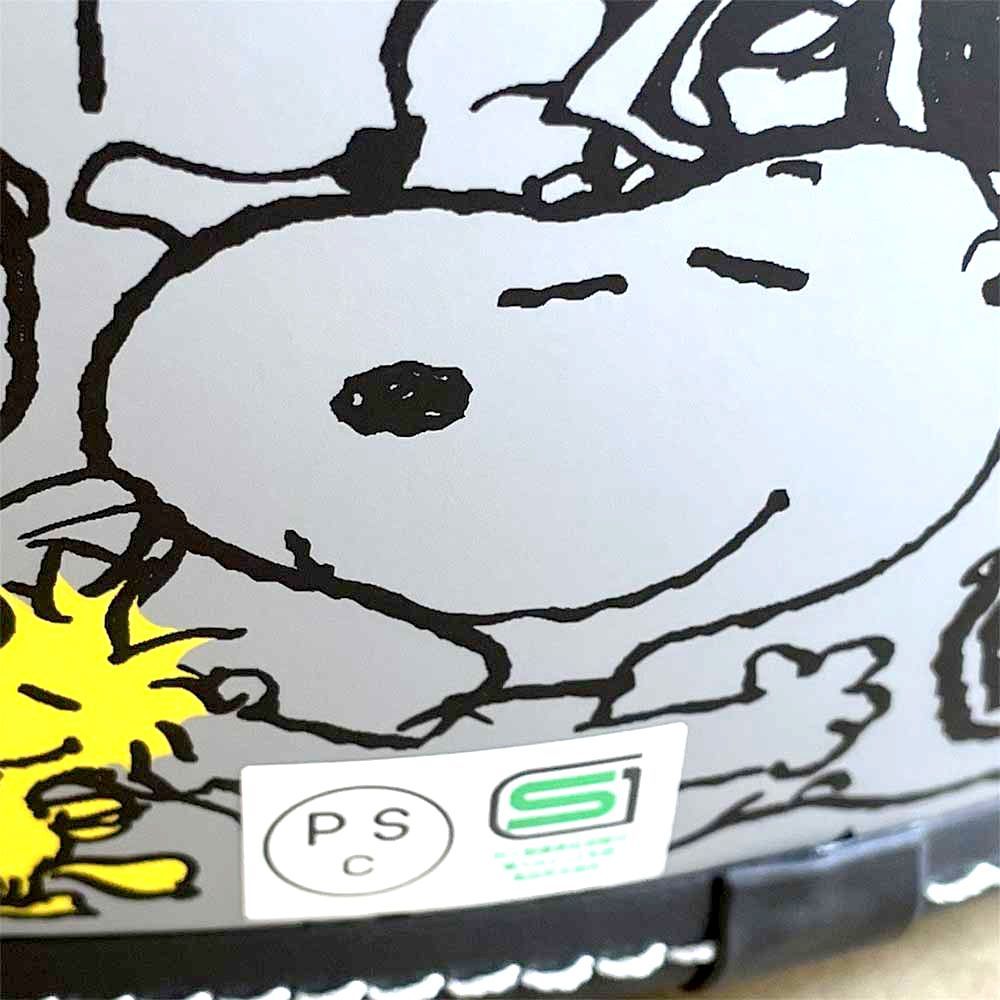 アークス SNJ-116 SNOOPY カーニバル ジェット ヘルメット （グレー