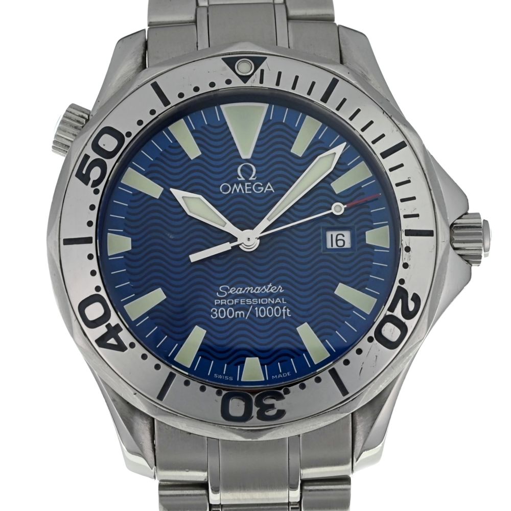 オメガ OMEGA 2265.80 シーマスタープロフェッショナル 300M デイト クォーツ メンズ良品 M#134146