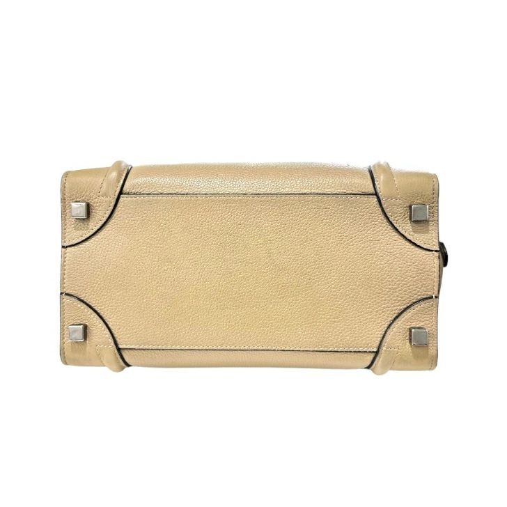 CELINE ラゲージ マイクロ キャメル 美品 楽天市場】CELINE セリーヌ ラゲージ マイクロショッパー レザー