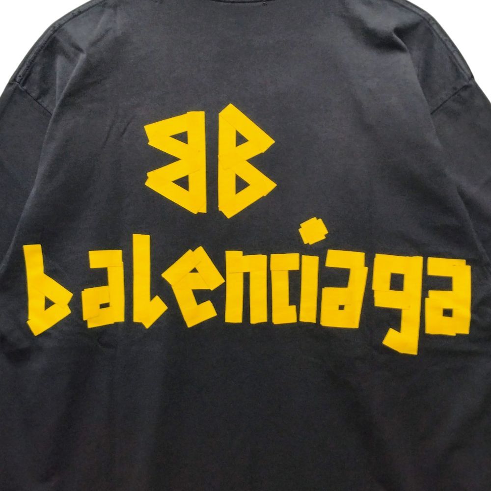 BALENCIAGA バレンシアガ 品番 739784 Tape Type ダメージ加工 テープタイプ ロゴ Tシャツ 半袖 サイズ XS 正規品 /  35176 - メルカリ