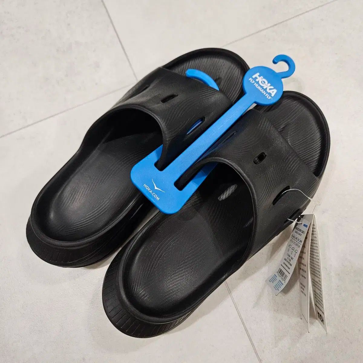 HOKA ONE ONE ホカオネオネ オーラ リカバリー スライド 3 黒 260mm スリッパ