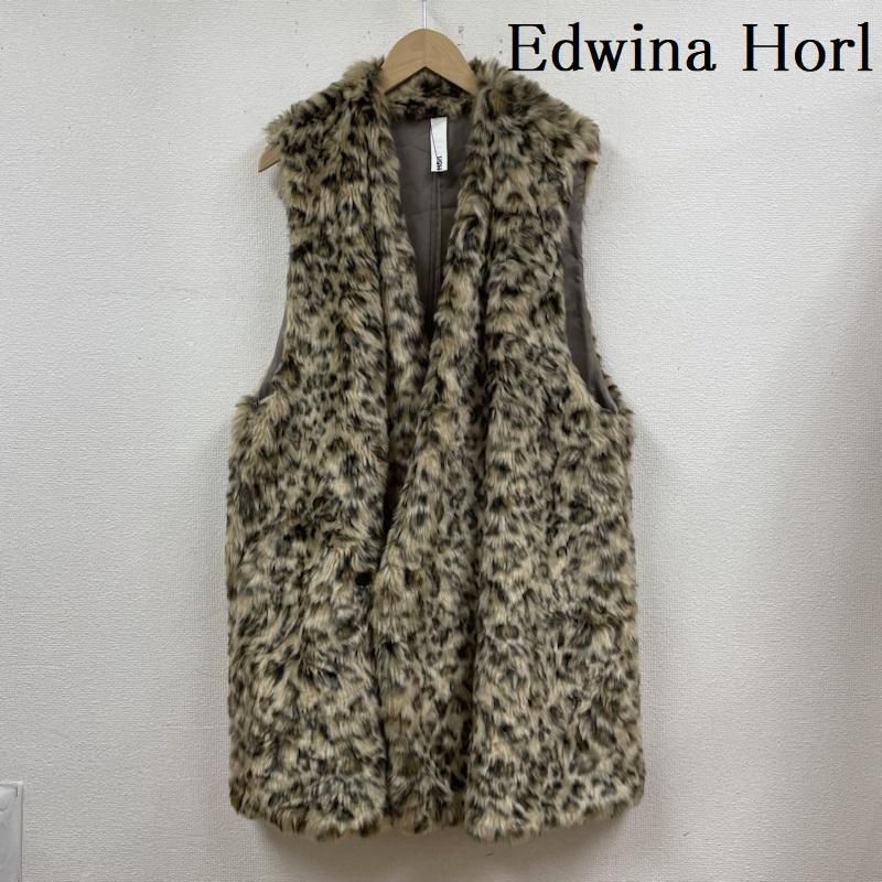 Edwina Horl エドウィナホール コート 毛皮、ファー フェイク ファー 