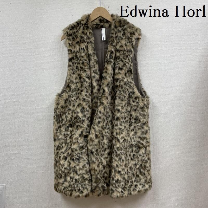 Edwina Horl エドウィナホール コート 毛皮、ファー フェイク