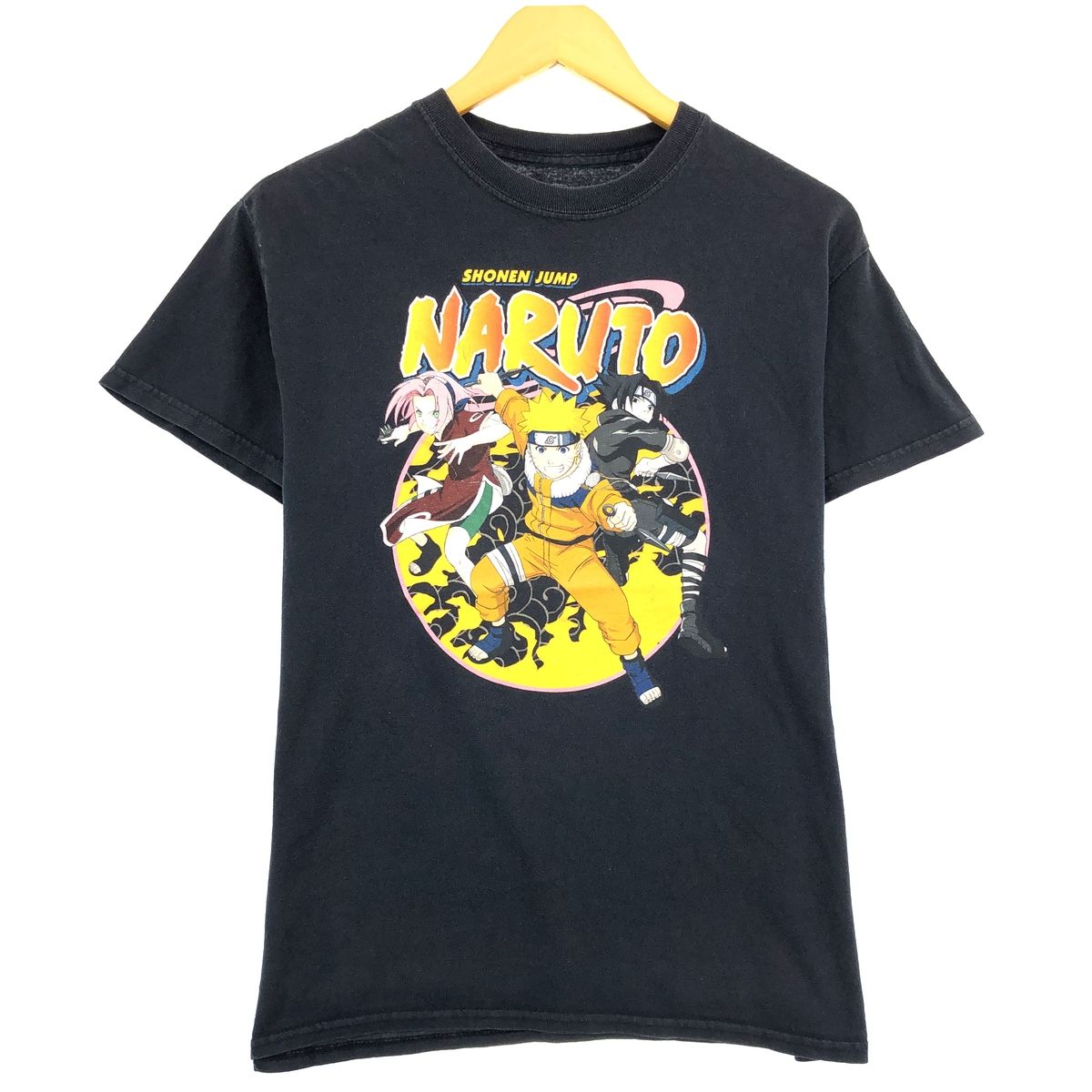 古着 NARUTO ナルト キャラクタープリントTシャツ メンズM/eaa430420