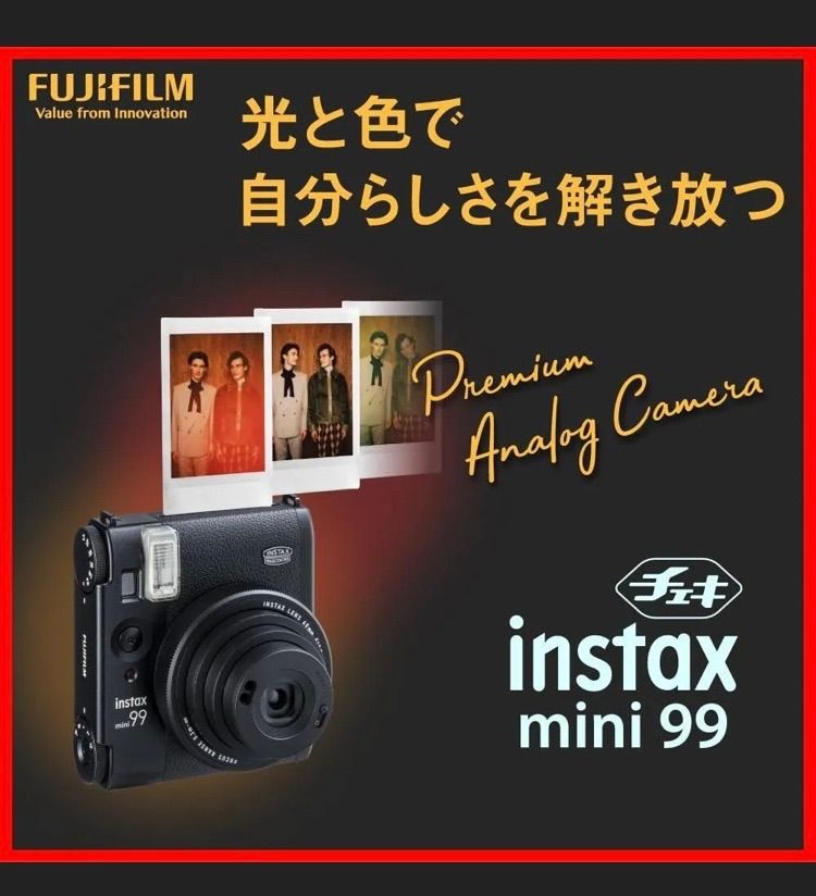 人気商品】ブラック 99 INS mini MINI instax インスタントカメラ 99 