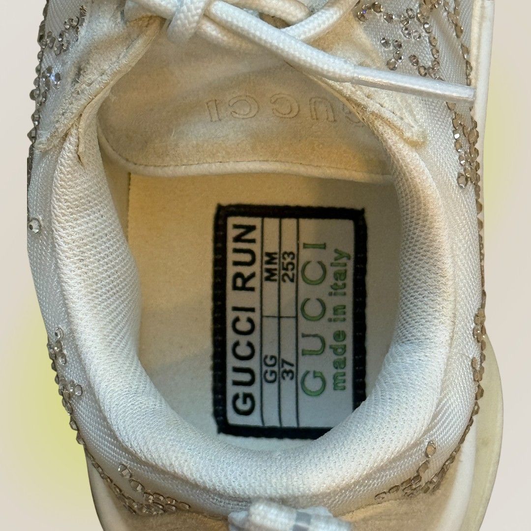グッチ GUCCI ランニングスニーカー GUCCI RUN GGロゴ ラインストーン