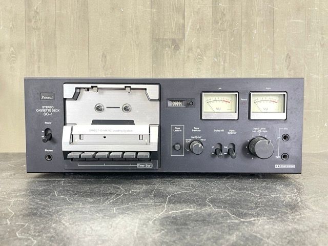 カセットデッキ 【中古】SANSUI サンスイ SC-1 ステレオ オーディオ機器 山水 ジャンク品 / 57600