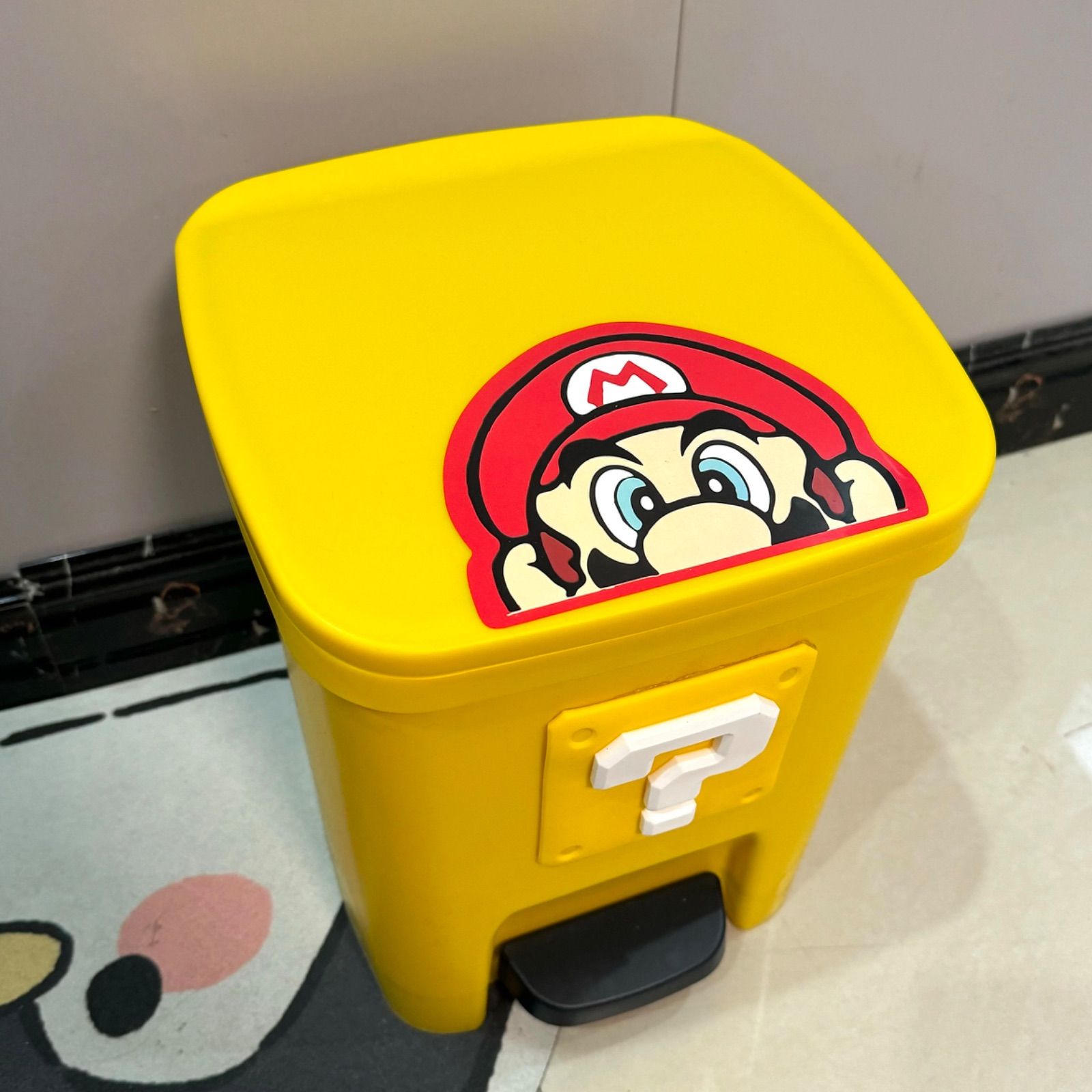 全6色】キャラクター マリオ 11L ダストボックス ゴミ箱 - メルカリ
