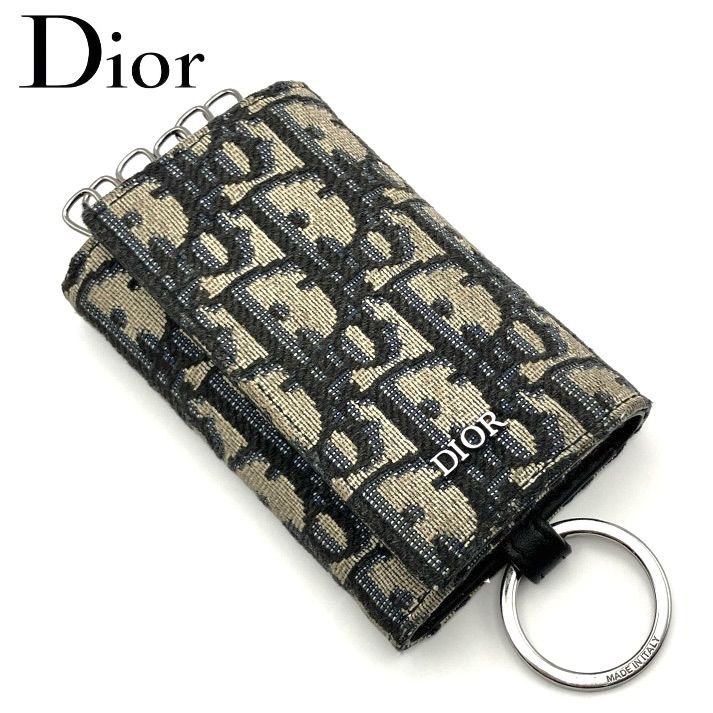 Dior ディオール オブリーク 6連 キーケース ジャガード