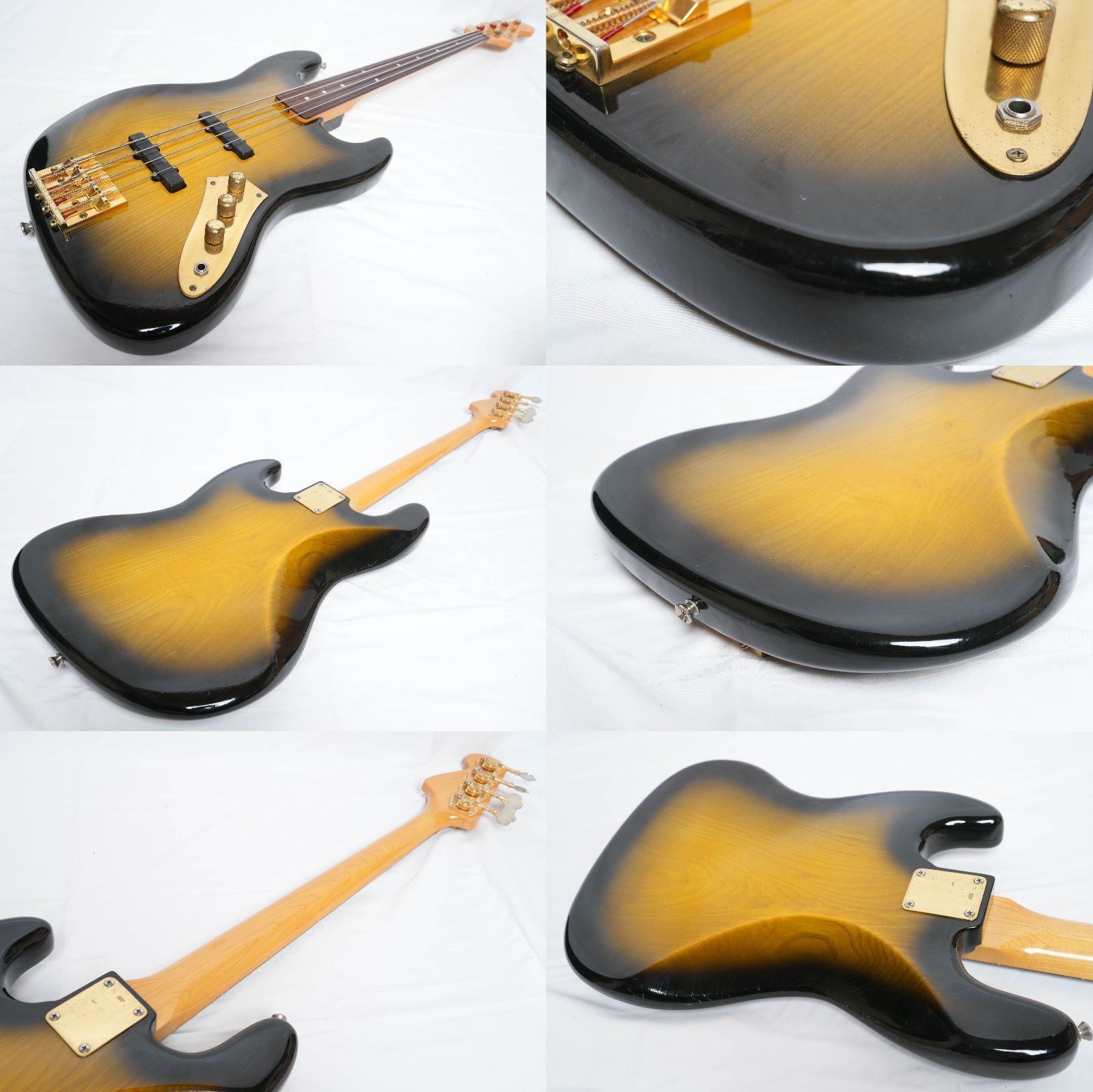 ESP ジャズベース　レア！　オーダー物？ ☆ESP☆カスタムオーダー フレットレスジャズベース 日本製 90