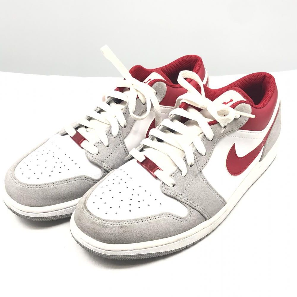 中古】Nike Air Jordan 1 Low SE White/Grey/Red 27.5cm DC6991-016 