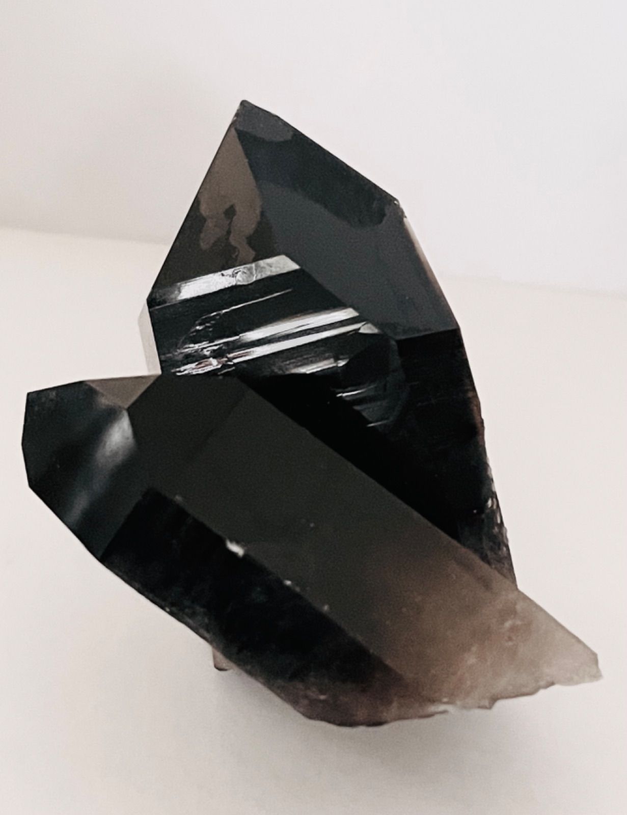 売切り特価 アーカンソー州産・黒水晶（モリオン）ミニクラスター