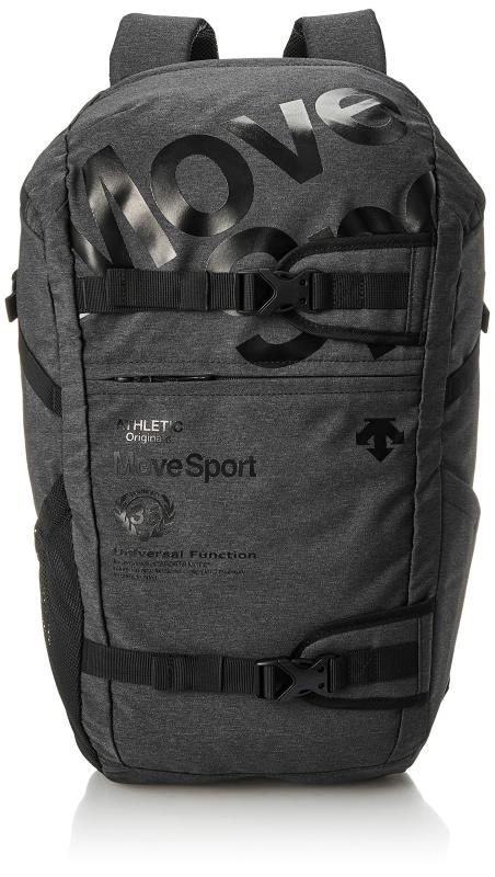 ムーブスポーツ リュックサック 多機能ポケット 保冷ポケット 35L 通勤 通学 部活 DMARJA40 BLKM F