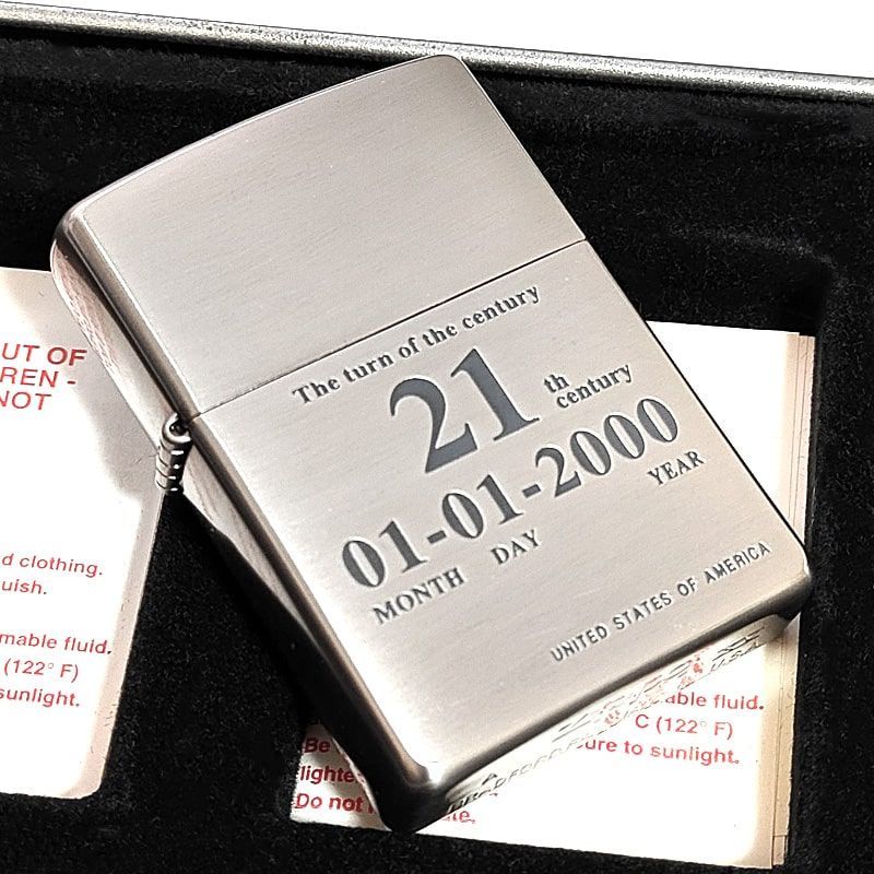 ZIPPO ライター 限定 一点物 レア ジッポ 2点セット 廃盤 2000 ZIPPO ライター 限定 一点物 レア ジッポ 2点セット 廃盤 2000