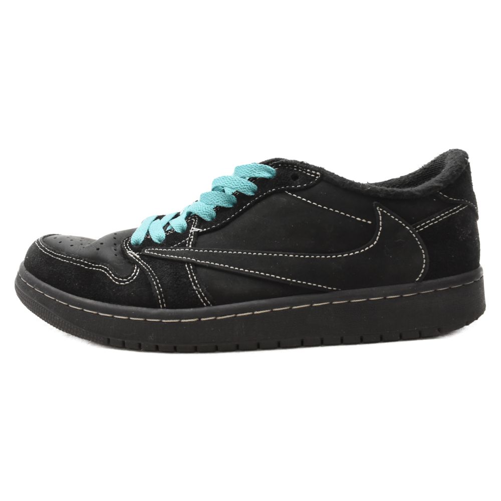 NIKE (ナイキ) ×TRAVIS SCOTT AIR JORDAN 1 LOW OG SP BLACK PHANTOM トラヴィススコット エア ジョーダン1ブラックファントム ローカットスニーカー US9/27.0cm DM7866-001 - メルカリ