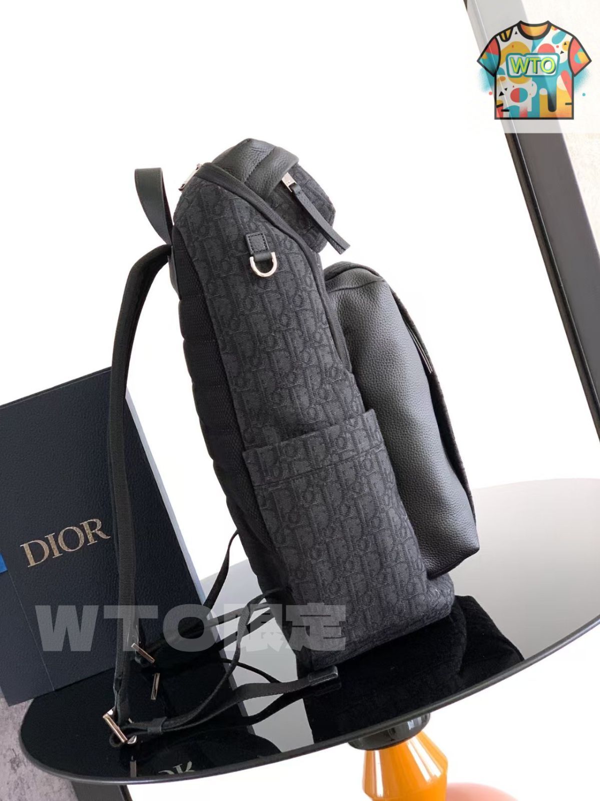 【大容量☆】Dior Rider ジップ付き ソフトバックパック DIOR | Rider ジップ付き ソフトバックパック ディオール